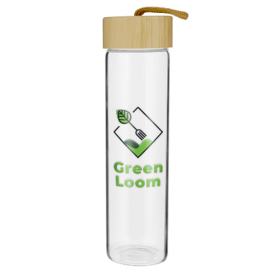 Custom bottle with elevated ink in 20 oz.