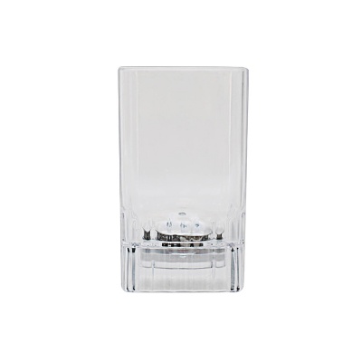 Arcylic clear shot glass blank in 2 ounces.
