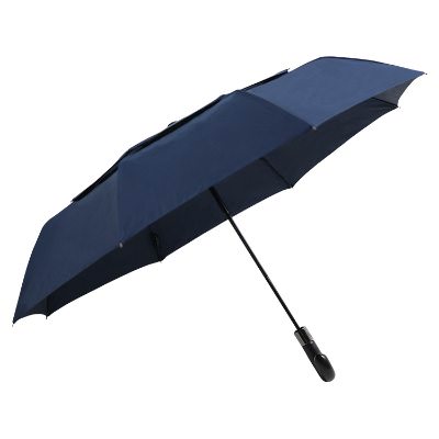 46" shedrain vented wooden compact umbrella.