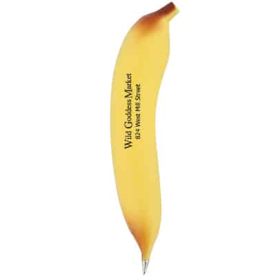 Plastic banana pen.