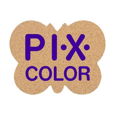 Cork large butterfly coaster with imprinting.