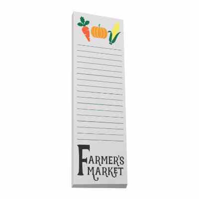 Souvenir 3x9 inch scratch pad with full color imprint.