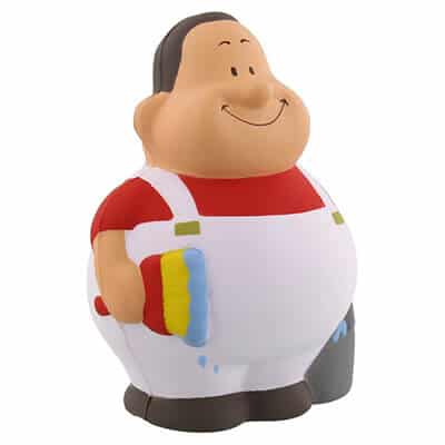 Foam painter pete stress ball blank.