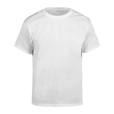 Blank white ecosmart t-shirt.