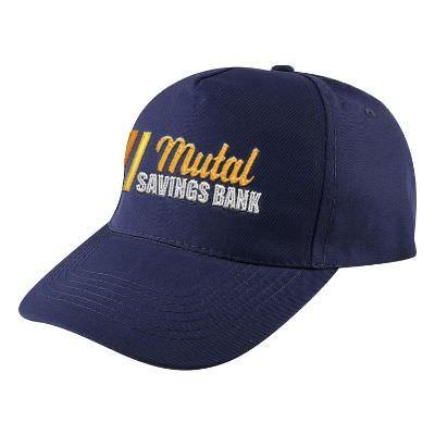 Red customizable embroidered baseball hat.