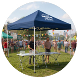 10' x 10' Pop-Up Tents