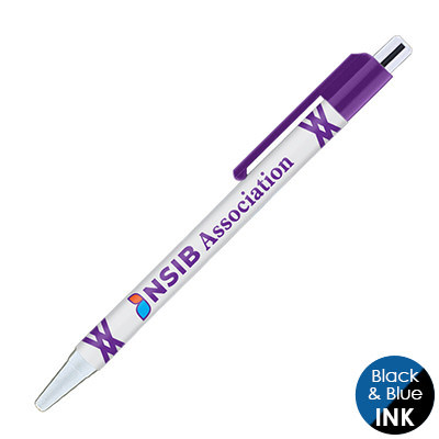 Personalized full-color plastic pen.