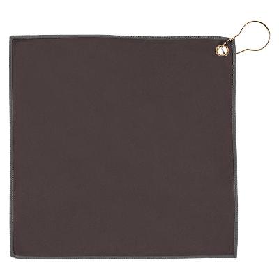 Double layer blank golf towel.