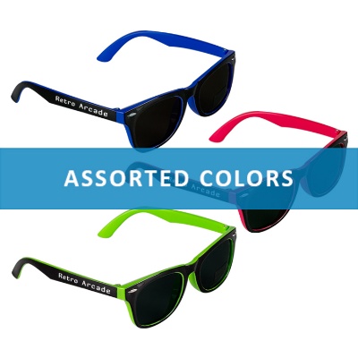 Custom youth malibu sunglasses.
