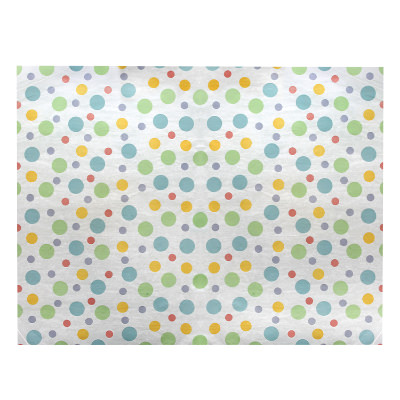Blank dots tissue paper.
