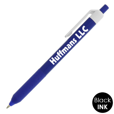 Colored pen with customized logo.