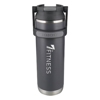 Carbonite water jug with custom engraved logo in 20 oz.