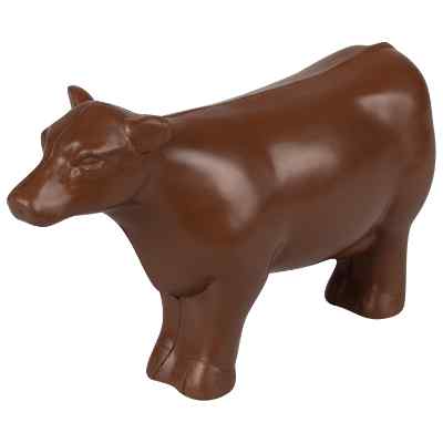 Foam beef cow stress ball blank.