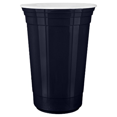 Blank plastic tumbler in 16 ounces.