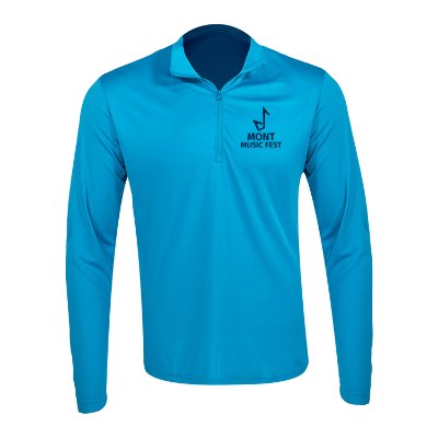 Atomic Blue Custom Quarter-Zip