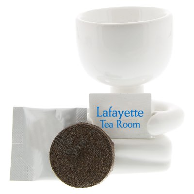 White ceramic personalized grow kit.