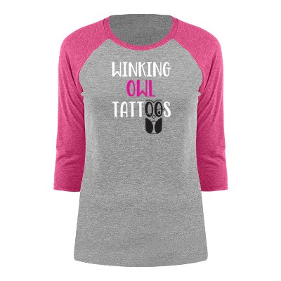 Pink full color personalized short sleeve shirt.