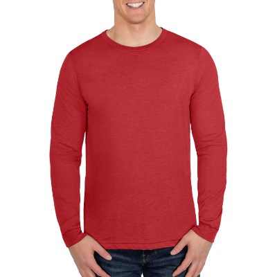 Blank vintage red long sleeve tee.