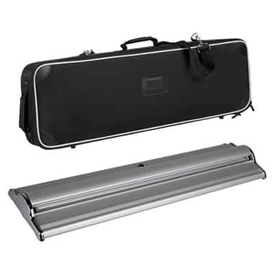 Aluminum replacement bases for ultra banner stands.