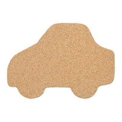 Cork 6 inches car coaster blank.