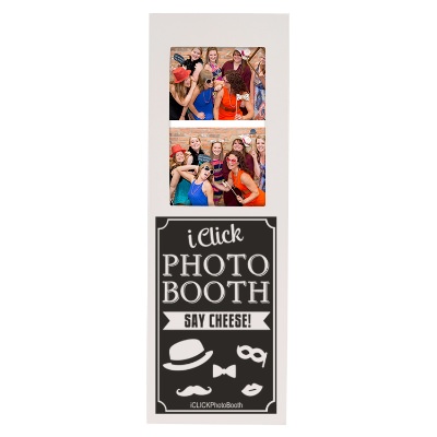 Pocket photo booth with custom imprint.