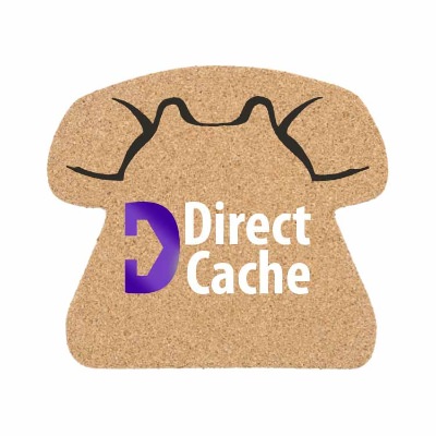 5 inch cork telephone coaster with full color customized.