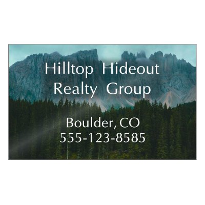 6-1/4 x 3-3/4 inch magnet with full color imprint.