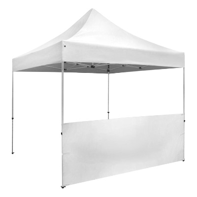 Blank 10-ft. tent half wall.
