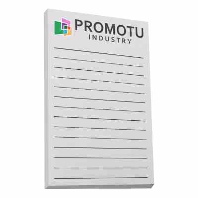 Souvenir sticky note 4x6 inch pad with full color imprint.