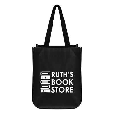 polypropylene tote bag with a personalized imprint.