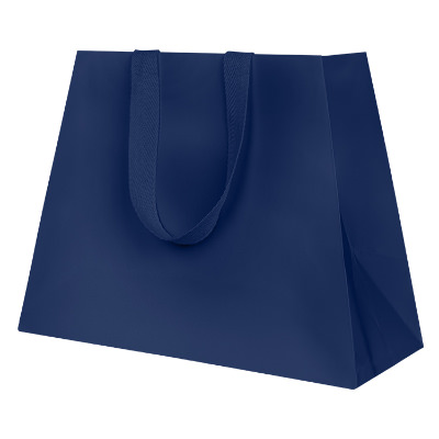Paper white matte recyclable eurotote bag blank.