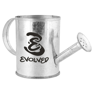 Silver tin branded planter kit.