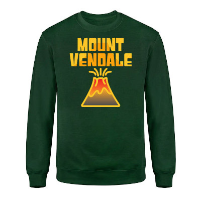 Green crewneck full color custom sweatshirt.