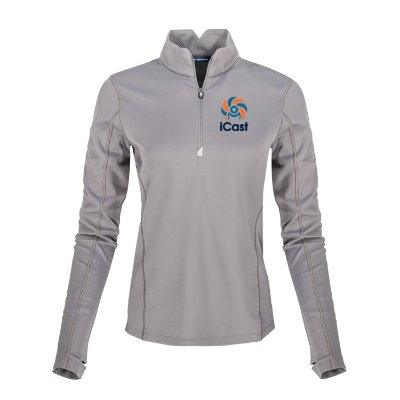 Ladies Grey Personalized Full Color Pullover