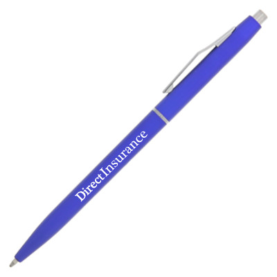 Plastic capitol click pen.