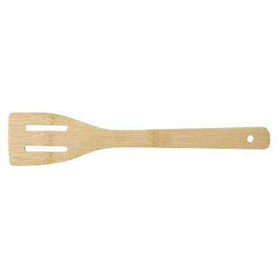Natural bamboo spatula blank.