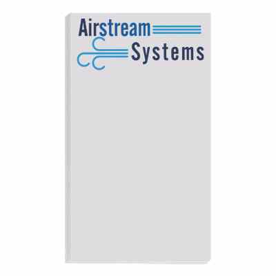 3-1/16 x 5-3/8 inches scratch pad with full color imprint.
