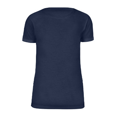 Plain plum women's short-sleeve t-shirt.