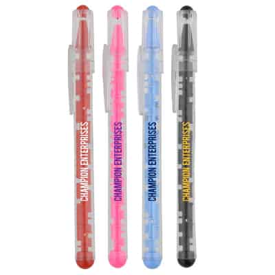Plastic maze ball pen.