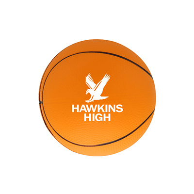 Orange foam customized basketball
