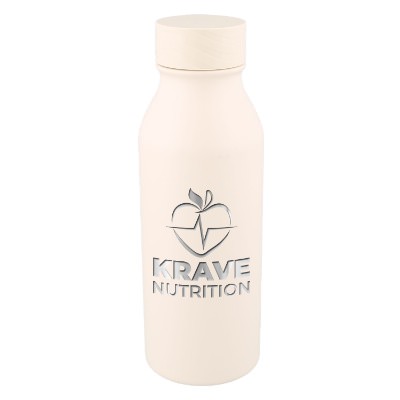 Promotional water bottle with custom engraved logo in 25 oz.