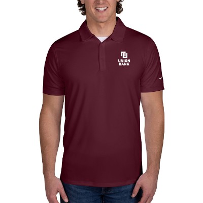Maroon custom modern fit polo