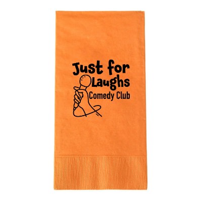 2ply colored dinner napkin square custom imprint.