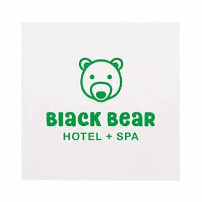 2Ply tissue white lunch napkins custom imprinted.