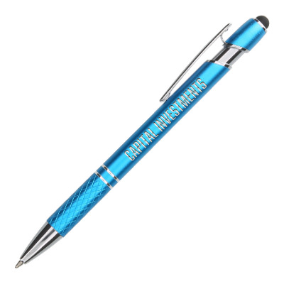 Metal hayworth pen engraved.