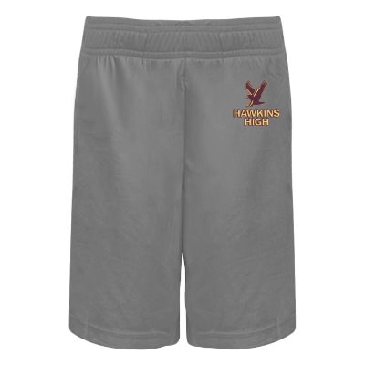 Personalized sport graphite performance shorts with full color logo.