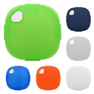 Translucent lime steam-in container blank.