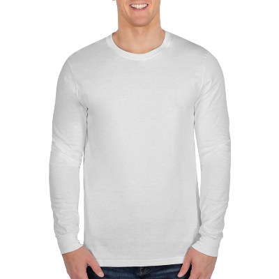 Blank white long sleeve t-shirt.