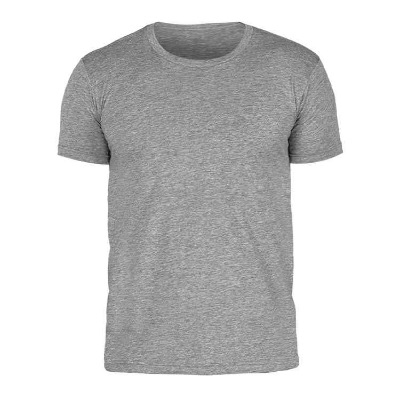 Plain premium heather tri-blend t-shirt.