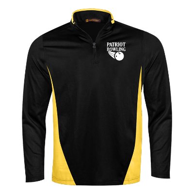 Black Custom Quarter-Zip Jacket